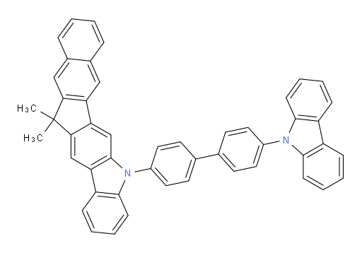 5-(4'-(9H-carbazol-9-yl)-[1,1'-biphenyl]-4-yl)-13,13-dimethyl-5,13-dihydrobenzo[5,6]indeno[1,2-b]carbazole