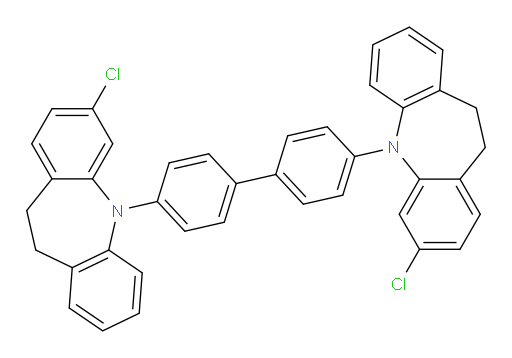 4,4'-bis(3-chloro-10,11-dihydro-5H-dibenzo[b,f]azepin-5-yl)-1,1'-biphenyl