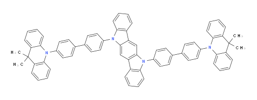 5,11-bis(4'-(9,9-dimethylacridin-10(9H)-yl)-[1,1'-biphenyl]-4-yl)-5,11-dihydroindolo[3,2-b]carbazole