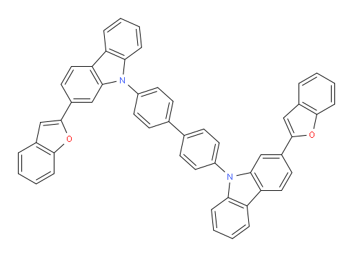 4,4'-bis(2-(benzofuran-2-yl)-9H-carbazol-9-yl)-1,1'-biphenyl