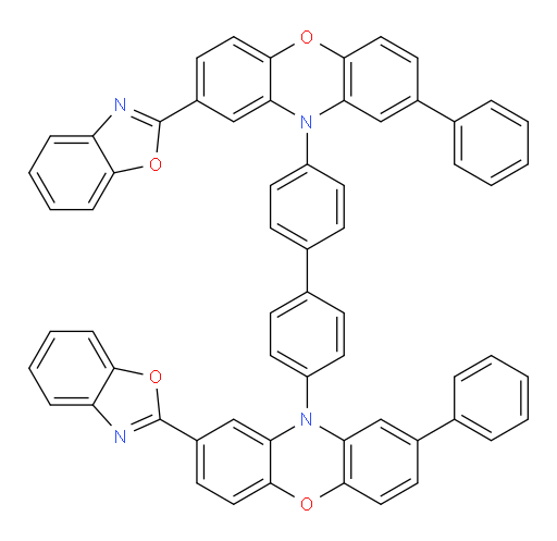 4,4'-bis(2-(benzo[d]oxazol-2-yl)-8-phenyl-10H-phenoxazin-10-yl)-1,1'-biphenyl