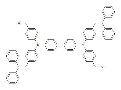 4,4'-([1,1'-biphenyl]-4,4'-diylbis((4-(2,2-diphenylvinyl)phenyl)azanediyl))dibenzaldehyde