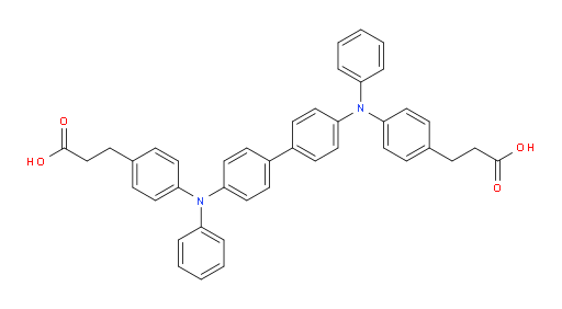 3,3'-(([1,1'-biphenyl]-4,4'-diylbis(phenylazanediyl))bis(4,1-phenylene))dipropanoic acid