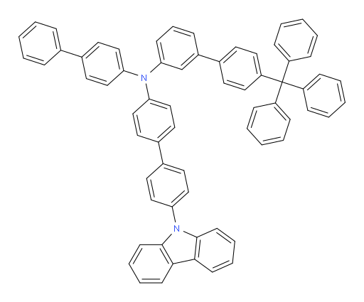 N-(4'-(9H-carbazol-9-yl)-[1,1'-biphenyl]-4-yl)-N-([1,1'-biphenyl]-4-yl)-4'-trityl-[1,1'-biphenyl]-3-amine