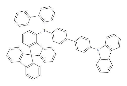 N-(4'-(9H-carbazol-9-yl)-[1,1'-biphenyl]-4-yl)-N-([1,1'-biphenyl]-2-yl)-9,9'-spirobi[fluoren]-4-amine