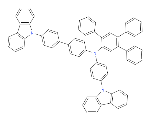 N-(4'-(9H-carbazol-9-yl)-[1,1'-biphenyl]-4-yl)-N-(4-(9H-carbazol-9-yl)phenyl)-5'-phenyl-[1,1':2',1''-terphenyl]-4'-amine