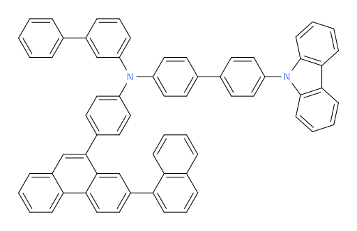 N-(4'-(9H-carbazol-9-yl)-[1,1'-biphenyl]-4-yl)-N-(4-(7-(naphthalen-1-yl)phenanthren-9-yl)phenyl)-[1,1'-biphenyl]-3-amine