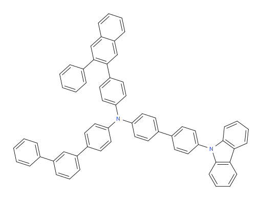 N-(4'-(9H-carbazol-9-yl)-[1,1'-biphenyl]-4-yl)-N-(4-(3-phenylnaphthalen-2-yl)phenyl)-[1,1':3',1''-terphenyl]-4-amine