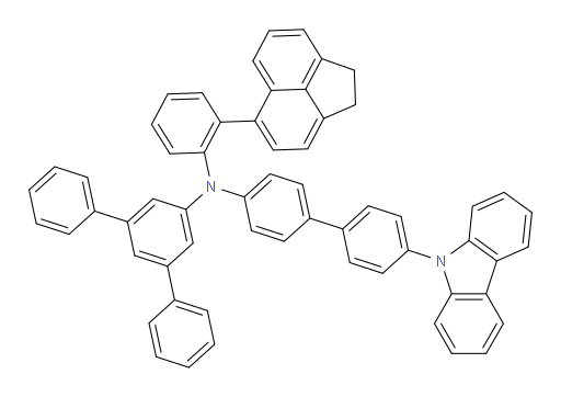 N-(4'-(9H-carbazol-9-yl)-[1,1'-biphenyl]-4-yl)-N-(2-(1,2-dihydroacenaphthylen-5-yl)phenyl)-[1,1':3',1''-terphenyl]-5'-amine