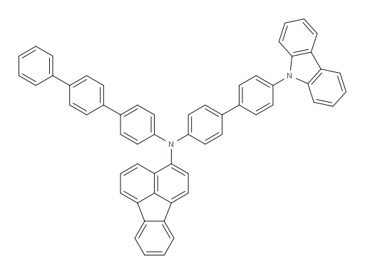 N-(4'-(9H-carbazol-9-yl)-[1,1'-biphenyl]-4-yl)-N-([1,1':4',1''-terphenyl]-4-yl)fluoranthen-3-amine