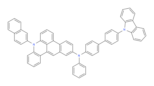 N-(4'-(9H-carbazol-9-yl)-[1,1'-biphenyl]-4-yl)-8-(naphthalen-2-yl)-N-phenyl-8H-naphtho[1,2,3-kl]acridin-2-amine