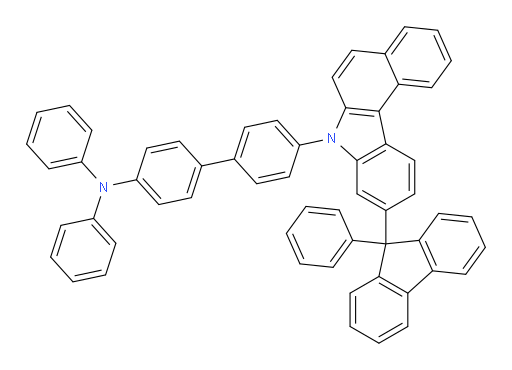 N,N-diphenyl-4'-(9-(9-phenyl-9H-fluoren-9-yl)-7H-benzo[c]carbazol-7-yl)-[1,1'-biphenyl]-4-amine