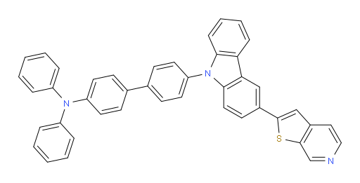 N,N-diphenyl-4'-(3-(thieno[2,3-c]pyridin-2-yl)-9H-carbazol-9-yl)-[1,1'-biphenyl]-4-amine