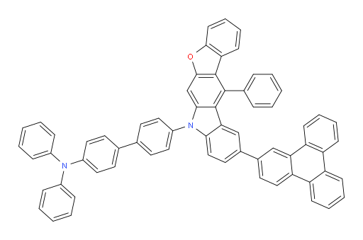 N,N-diphenyl-4'-(12-phenyl-10-(triphenylen-2-yl)-7H-benzofuro[2,3-b]carbazol-7-yl)-[1,1'-biphenyl]-4-amine