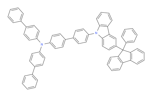 N,N-di([1,1'-biphenyl]-4-yl)-4'-(3-(9-phenyl-9H-fluoren-9-yl)-9H-carbazol-9-yl)-[1,1'-biphenyl]-4-amine