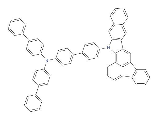 N,N-di([1,1'-biphenyl]-4-yl)-4'-(15H-benzo[h]fluoreno[1,9-ab]carbazol-15-yl)-[1,1'-biphenyl]-4-amine