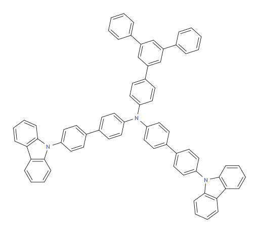 N,N-bis(4'-(9H-carbazol-9-yl)-[1,1'-biphenyl]-4-yl)-5'-phenyl-[1,1':3',1''-terphenyl]-4-amine