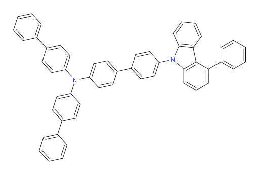 N,N-di([1,1'-biphenyl]-4-yl)-4'-(4-phenyl-9H-carbazol-9-yl)-[1,1'-biphenyl]-4-amine