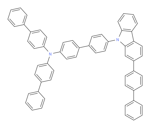 N,N-di([1,1'-biphenyl]-4-yl)-4'-(2-([1,1'-biphenyl]-4-yl)-9H-carbazol-9-yl)-[1,1'-biphenyl]-4-amine