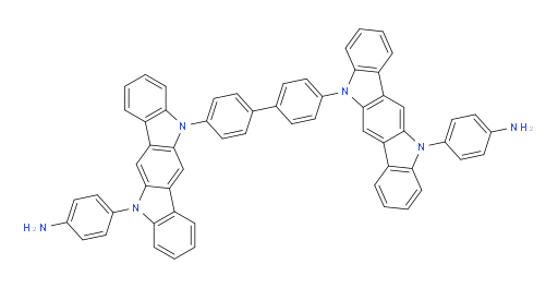 4,4'-(11,11'-([1,1'-biphenyl]-4,4'-diyl)bis(indolo[3,2-b]carbazole-11,5(11H)-diyl))dianiline