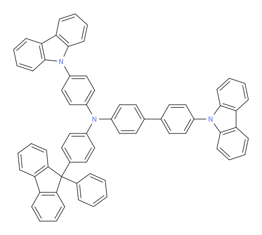 N-(4-(9H-carbazol-9-yl)phenyl)-4'-(9H-carbazol-9-yl)-N-(4-(9-phenyl-9H-fluoren-9-yl)phenyl)-[1,1'-biphenyl]-4-amine