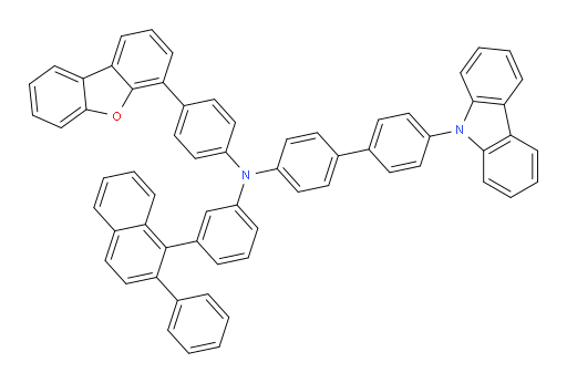 4'-(9H-carbazol-9-yl)-N-(4-(dibenzo[b,d]furan-4-yl)phenyl)-N-(3-(2-phenylnaphthalen-1-yl)phenyl)-[1,1'-biphenyl]-4-amine