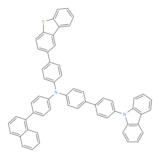 4'-(9H-carbazol-9-yl)-N-(4-(dibenzo[b,d]thiophen-2-yl)phenyl)-N-(4-(naphthalen-1-yl)phenyl)-[1,1'-biphenyl]-4-amine
