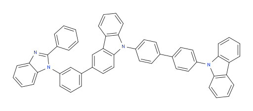 9-(4'-(9H-carbazol-9-yl)-[1,1'-biphenyl]-4-yl)-3-(3-(2-phenyl-1H-benzo[d]imidazol-1-yl)phenyl)-9H-carbazole