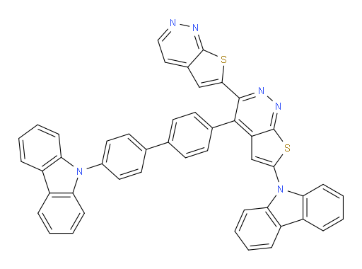 4-(4'-(9H-carbazol-9-yl)-[1,1'-biphenyl]-4-yl)-6-(9H-carbazol-9-yl)-3,6'-bithieno[2,3-c]pyridazine