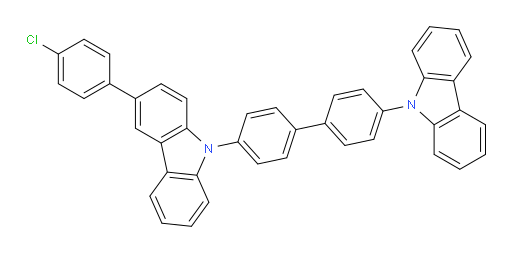 9-(4'-(9H-carbazol-9-yl)-[1,1'-biphenyl]-4-yl)-3-(4-chlorophenyl)-9H-carbazole