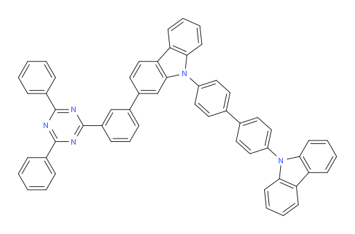 9-(4'-(9H-carbazol-9-yl)-[1,1'-biphenyl]-4-yl)-2-(3-(4,6-diphenyl-1,3,5-triazin-2-yl)phenyl)-9H-carbazole