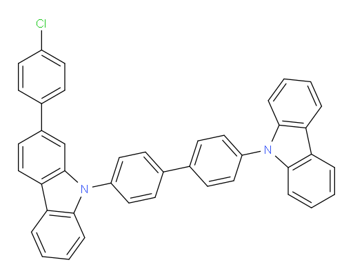 9-(4'-(9H-carbazol-9-yl)-[1,1'-biphenyl]-4-yl)-2-(4-chlorophenyl)-9H-carbazole