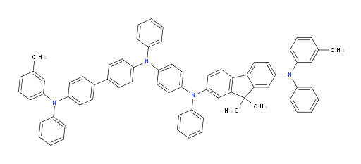 9,9-dimethyl-N2,N7-diphenyl-N2-(4-(phenyl(4'-(phenyl(m-tolyl)amino)-[1,1'-biphenyl]-4-yl)amino)phenyl)-N7-(m-tolyl)-9H-fluorene-2,7-diamine