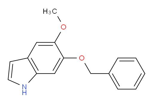 5-Methoxy-6-(phenylmethoxy)-1H-indole