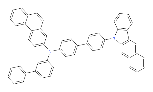 N-(4'-(5H-benzo[b]carbazol-5-yl)-[1,1'-biphenyl]-4-yl)-N-([1,1'-biphenyl]-3-yl)phenanthren-2-amine