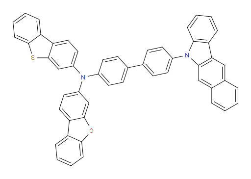 N-(4'-(5H-benzo[b]carbazol-5-yl)-[1,1'-biphenyl]-4-yl)-N-(dibenzo[b,d]thiophen-3-yl)dibenzo[b,d]furan-3-amine