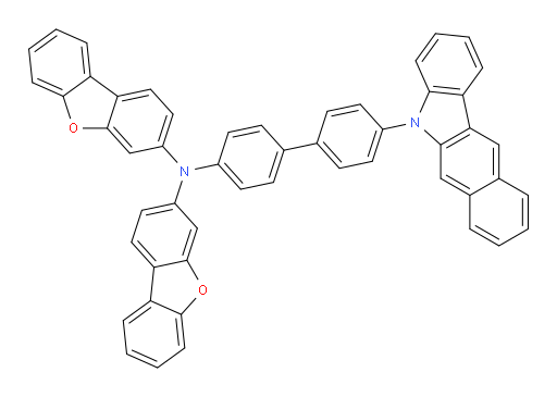 N-(4'-(5H-benzo[b]carbazol-5-yl)-[1,1'-biphenyl]-4-yl)-N-(dibenzo[b,d]furan-3-yl)dibenzo[b,d]furan-3-amine
