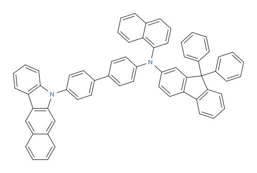 N-(4'-(5H-benzo[b]carbazol-5-yl)-[1,1'-biphenyl]-4-yl)-N-(naphthalen-1-yl)-9,9-diphenyl-9H-fluoren-2-amine