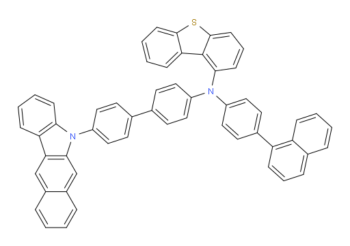 N-(4'-(5H-benzo[b]carbazol-5-yl)-[1,1'-biphenyl]-4-yl)-N-(4-(naphthalen-1-yl)phenyl)dibenzo[b,d]thiophen-1-amine