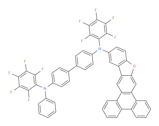 N4,N4'-bis(perfluorophenyl)-N4-phenyl-N4'-(triphenyleno[2,3-b]benzofuran-13-yl)-[1,1'-biphenyl]-4,4'-diamine