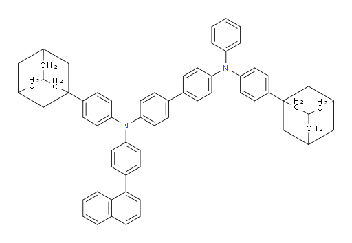 N4,N4'-bis(4-(adamantan-1-yl)phenyl)-N4-(4-(naphthalen-1-yl)phenyl)-N4'-phenyl-[1,1'-biphenyl]-4,4'-diamine