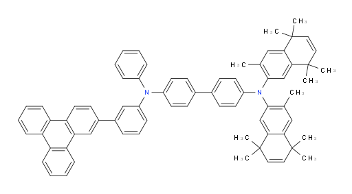 N4,N4-bis(3,5,5,8,8-pentamethyl-5,8-dihydronaphthalen-2-yl)-N4'-phenyl-N4'-(3-(triphenylen-2-yl)phenyl)-[1,1'-biphenyl]-4,4'-diamine