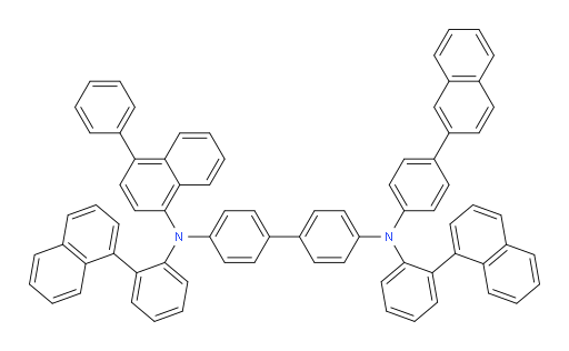 N4,N4'-bis(2-(naphthalen-1-yl)phenyl)-N4-(4-(naphthalen-2-yl)phenyl)-N4'-(4-phenylnaphthalen-1-yl)-[1,1'-biphenyl]-4,4'-diamine