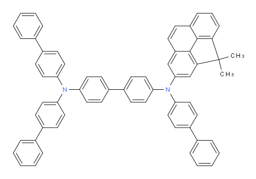 N4,N4,N4'-tri([1,1'-biphenyl]-4-yl)-N4'-(4,4-dimethyl-4H-cyclopenta[def]phenanthren-2-yl)-[1,1'-biphenyl]-4,4'-diamine