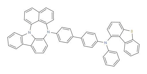 N-(4'-(4H-naphtho[1',8':5,6,7][1,4]diazepino[3,2,1-jk]carbazol-4-yl)-[1,1'-biphenyl]-4-yl)-N-phenyldibenzo[b,d]thiophen-1-amine