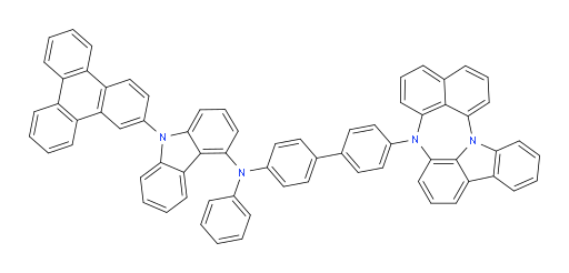 N-(4'-(4H-naphtho[1',8':5,6,7][1,4]diazepino[3,2,1-jk]carbazol-4-yl)-[1,1'-biphenyl]-4-yl)-N-phenyl-9-(triphenylen-2-yl)-9H-carbazol-4-amine