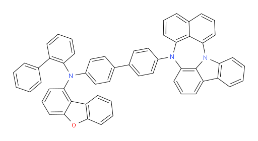 N-(4'-(4H-naphtho[1',8':5,6,7][1,4]diazepino[3,2,1-jk]carbazol-4-yl)-[1,1'-biphenyl]-4-yl)-N-([1,1'-biphenyl]-2-yl)dibenzo[b,d]furan-1-amine