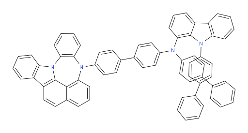 N-(4'-(4H-4,8b-diazaindeno[1,2,3-gh]pleiaden-4-yl)-[1,1'-biphenyl]-4-yl)-N,9-di([1,1'-biphenyl]-4-yl)-9H-carbazol-1-amine
