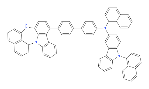 N-(4'-(4H-naphtho[1',8':5,6,7][1,4]diazepino[3,2,1-jk]carbazol-7-yl)-[1,1'-biphenyl]-4-yl)-N,9-di(naphthalen-1-yl)-9H-carbazol-3-amine