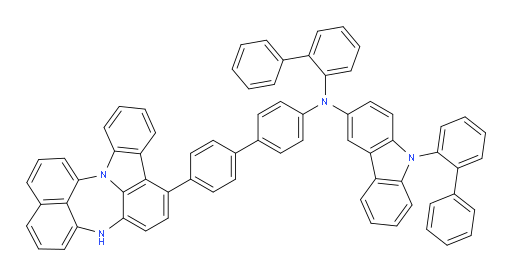 N-(4'-(4H-naphtho[1',8':5,6,7][1,4]diazepino[3,2,1-jk]carbazol-7-yl)-[1,1'-biphenyl]-4-yl)-N,9-di([1,1'-biphenyl]-2-yl)-9H-carbazol-3-amine